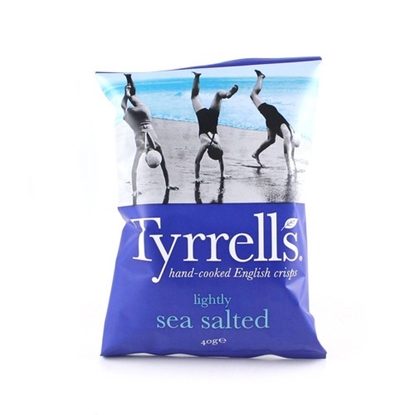 Picture of TYRRELLS LIGHTLY SEA SALTED 40G